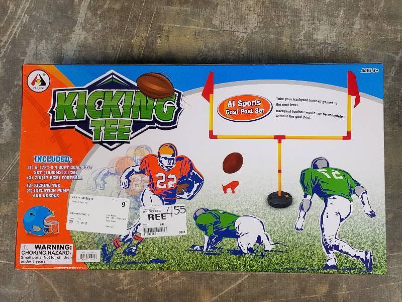 lot 455 image: Aojie Kicking Tee Football Sport Set