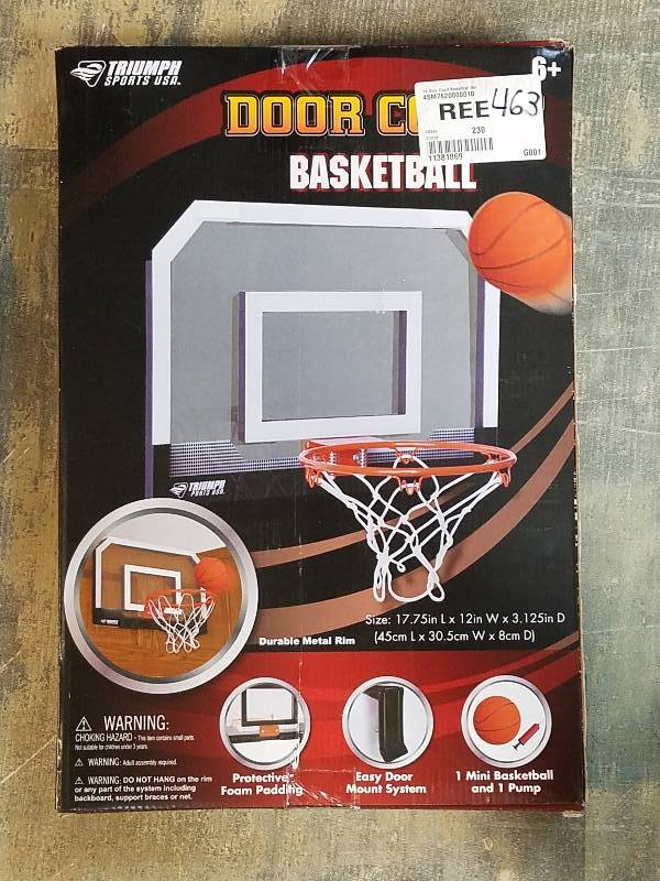 lot 463 image: Triumph Sports 18 Door Court Basketball Set