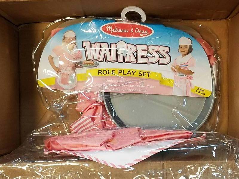 lot 471 image: Melissa & Doug Waitress Role Play Costume Set
