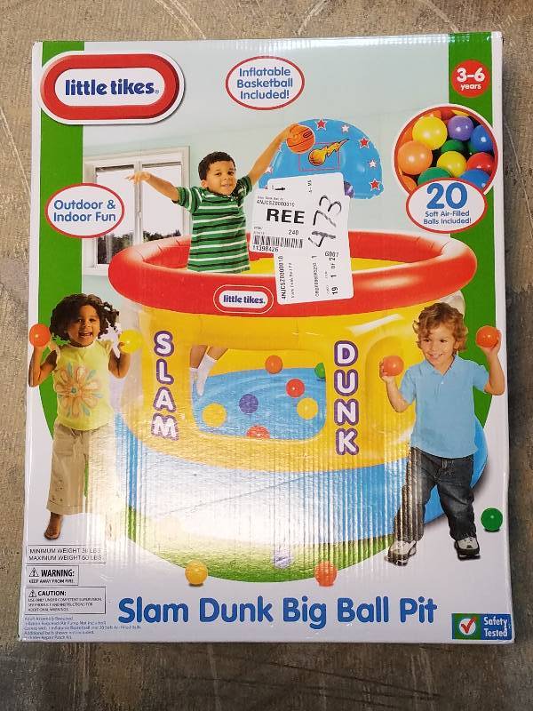 lot 473 image: Little Tikes Slam Dunk Big Ball Pit