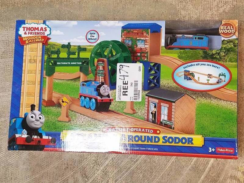 lot 479 image: Fisher-Price Thomas Railway Steaming Around Sodor