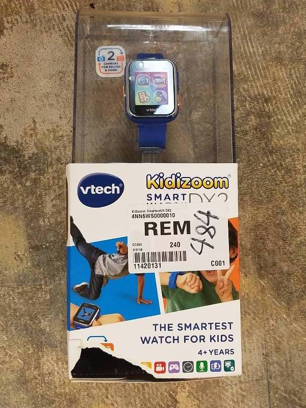 lot 484 image: VTech Kidizoom Smartwatch DX2 - Blue