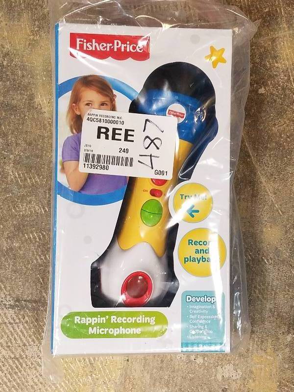 lot 487 image: Fisher-Price Rappin Recording Mic