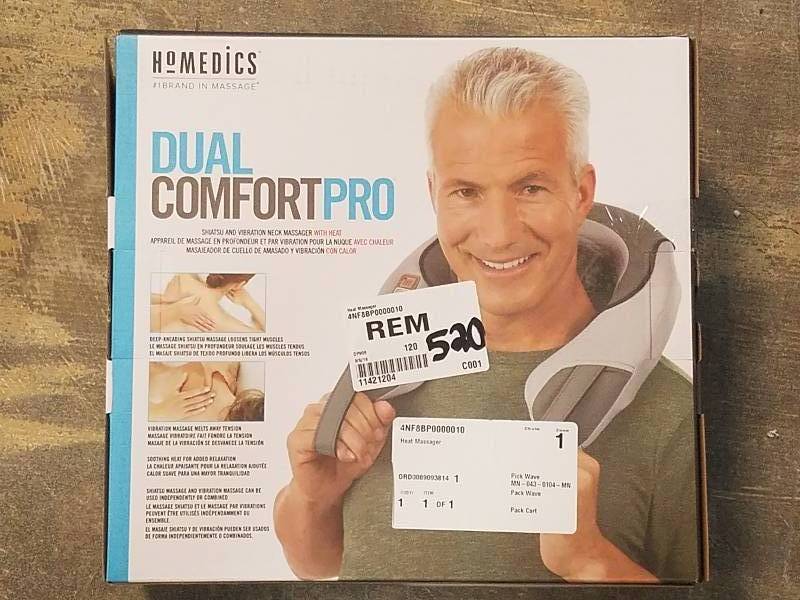lot 520 image: Homedics Shiatsu Neck and Shoulder Massager with Heat