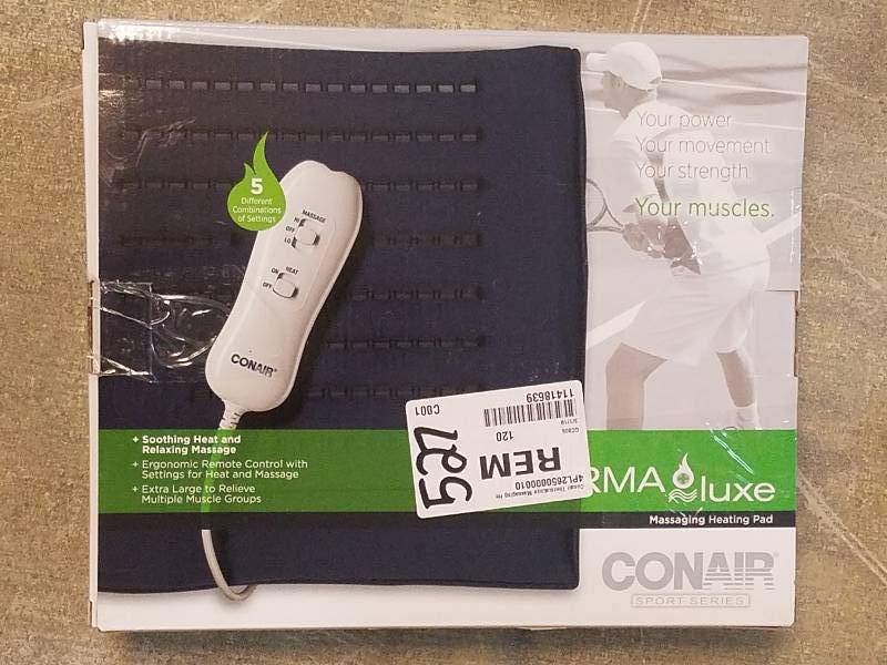 lot 527 image: Conair ThermaLuxe Massaging Heating Pad