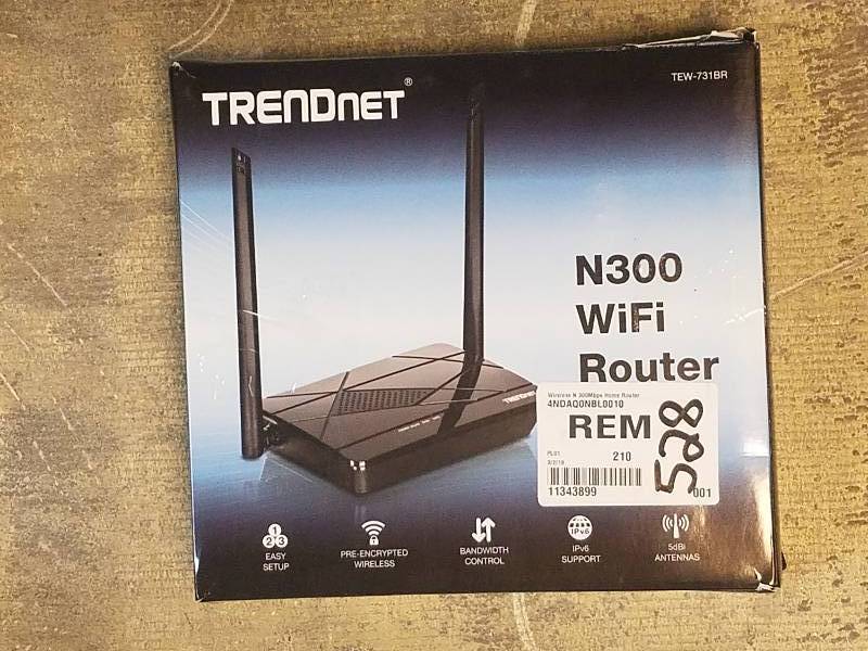 lot 528 image: TRENDnet Wireless N 300Mbps Home Router