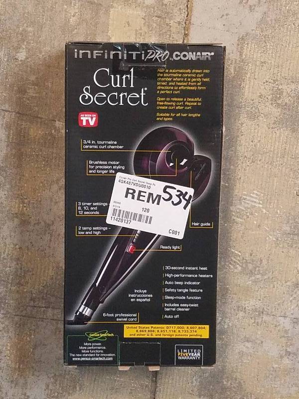 lot 534 image: Conair Pro Curl Secret