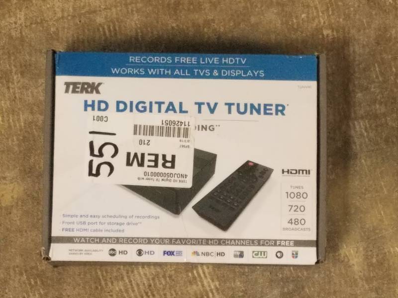 lot 551 image: Terk HD Digital TV Tuner with DVR Recording - TUNVR1