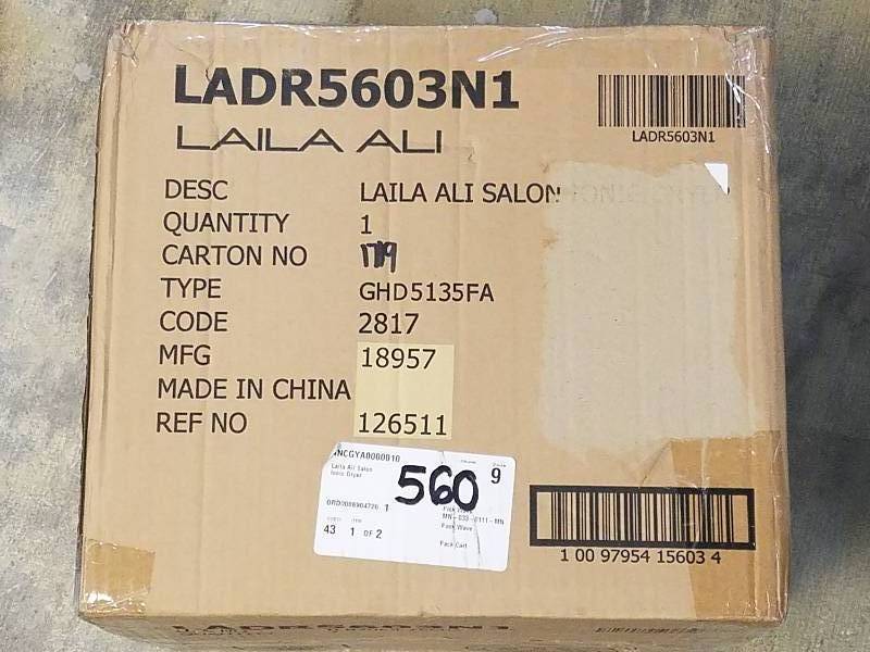 lot 560 image: Laila Ali Salon Ionic Dryer