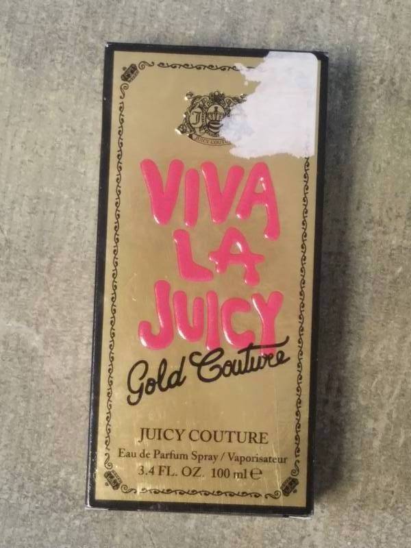 lot 586 image: Juicy Couture Gold Couture Eau De Parfum Spray - 3.4 Oz.