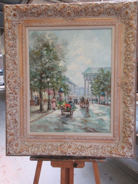 FRENCH IMPRESSION PAINTING BY M. TORRENS