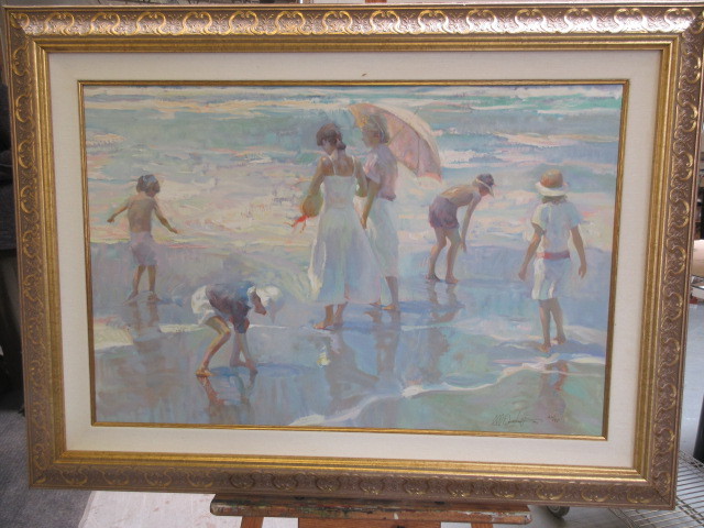 LIMITED EDITION SERIGRAPH, PASTELS AT NOON BY DON HATFIELD
