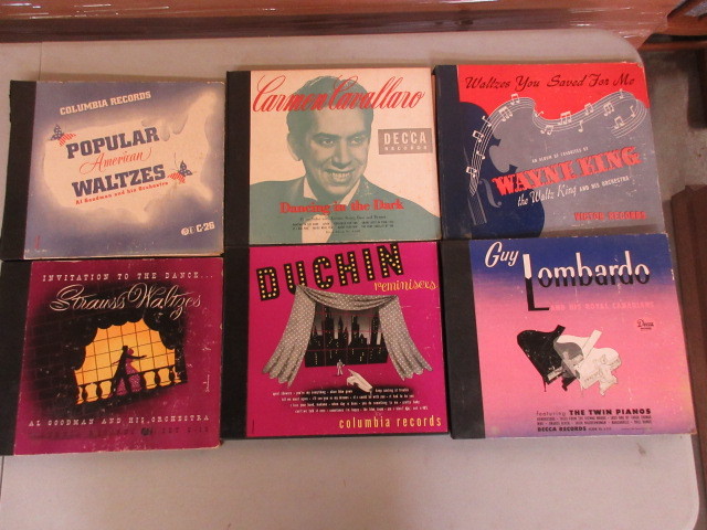 6 LP RECORD SETS OF WALTZES AND PIANO