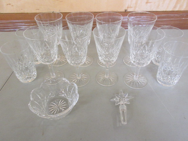 14 PIECES WATERFORD CRYSTAL