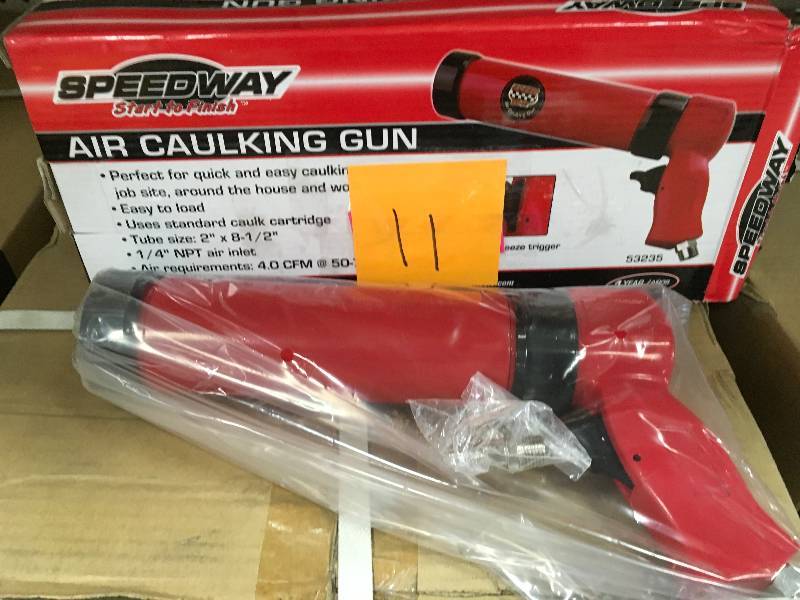 Speedway Air Caulking Gun open box not used