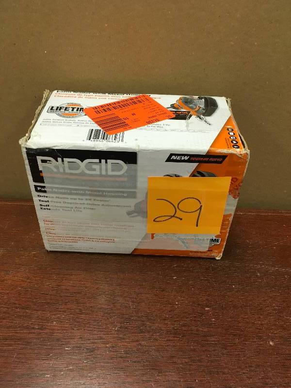 Ridgid 3-12 in. Full-Size Palm Nailer used in like new condition