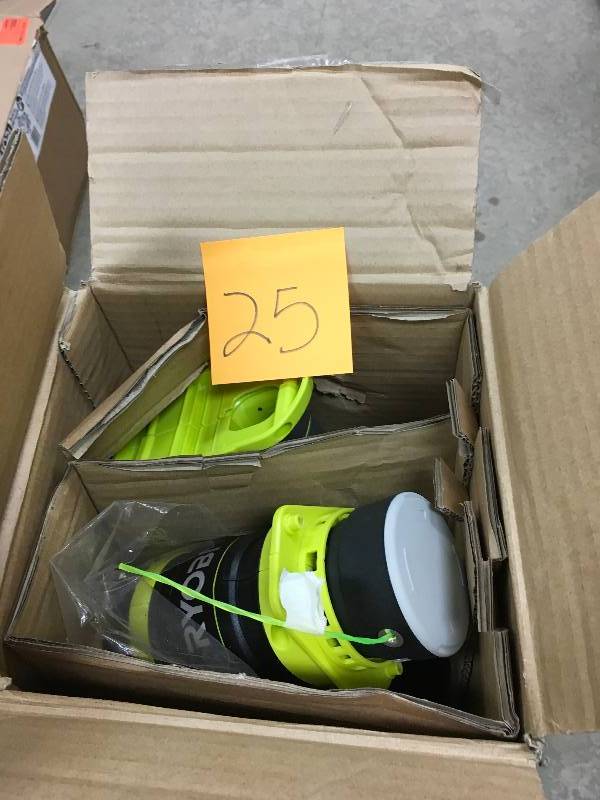 Ryobi ONE 18-Volt Lithium-Ion Electric Cordless String Trimmer Battery and Charger Not Included open box not used