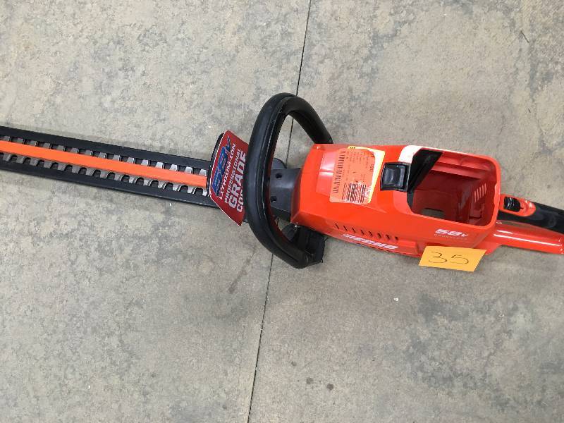 ECHO 24in. 58-Volt Lithium-Ion Brushless Cordless Hedge Trimmer- ( Tool Only)  open box in like new condition