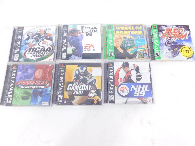 lot 17 image: Play Station Games