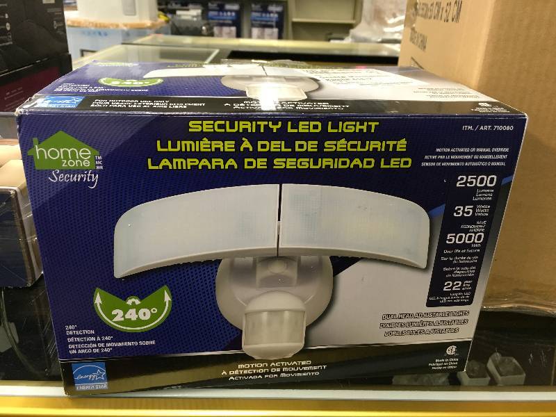 LED SECURITY LIGHT, MSRP $39.99