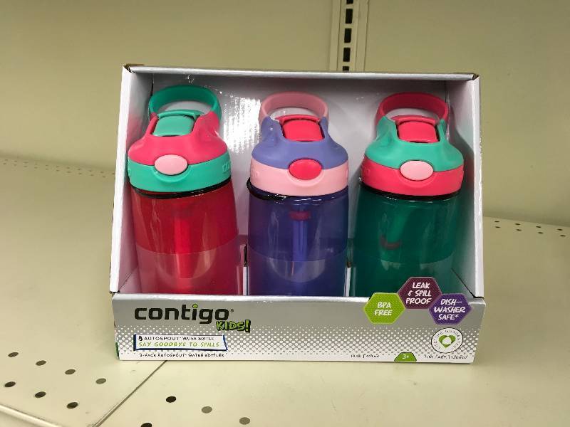 GIZMO 3PK WATER BOTTLES, RETAIL $11.99