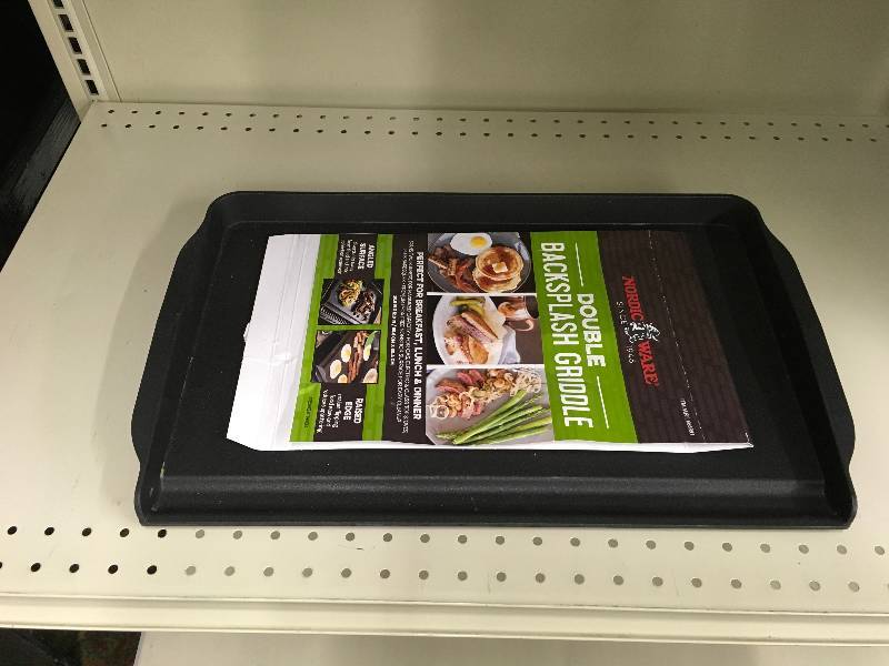 NORDIC WARE DOUBLE BACKSPLASH GRIDDLE