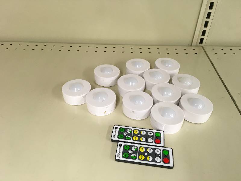 PUCK LIGHTS, RETAIL $19.99