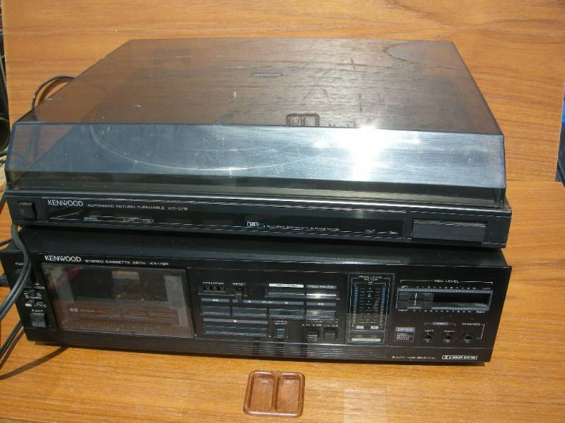 lot 75 image: Vintage Kenwood Turntable and Cassette Deck