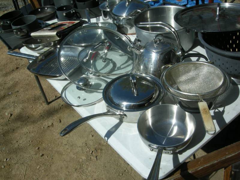 lot 146 image: All-Clad, Emeril, Members Mark, Circulon, Anolon--High End Cookware