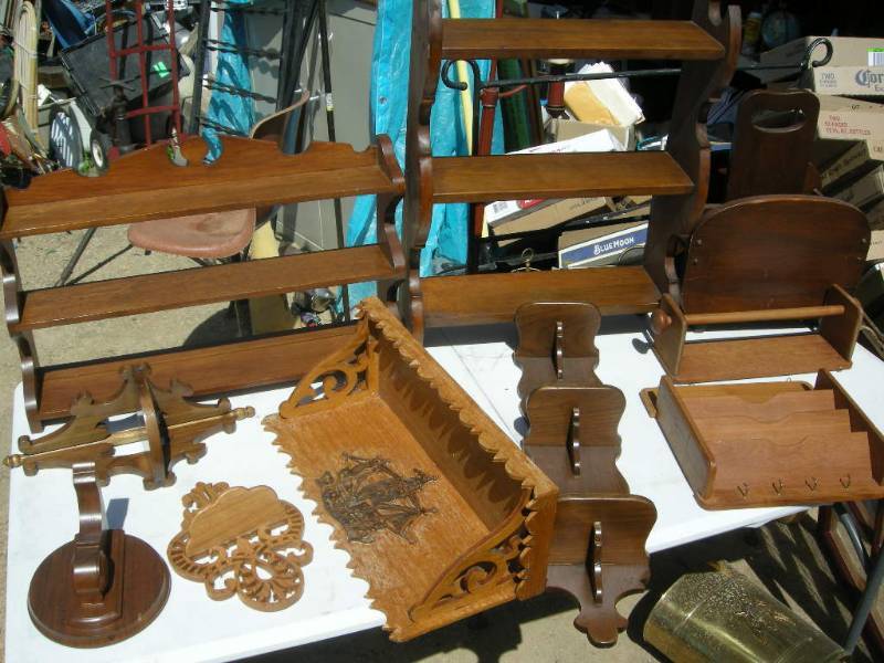 lot 151 image: Wooden Racks and Shelves