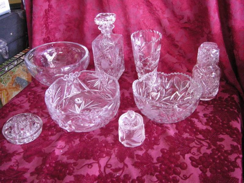 lot 154 image: Leaded Glass Crystal Group