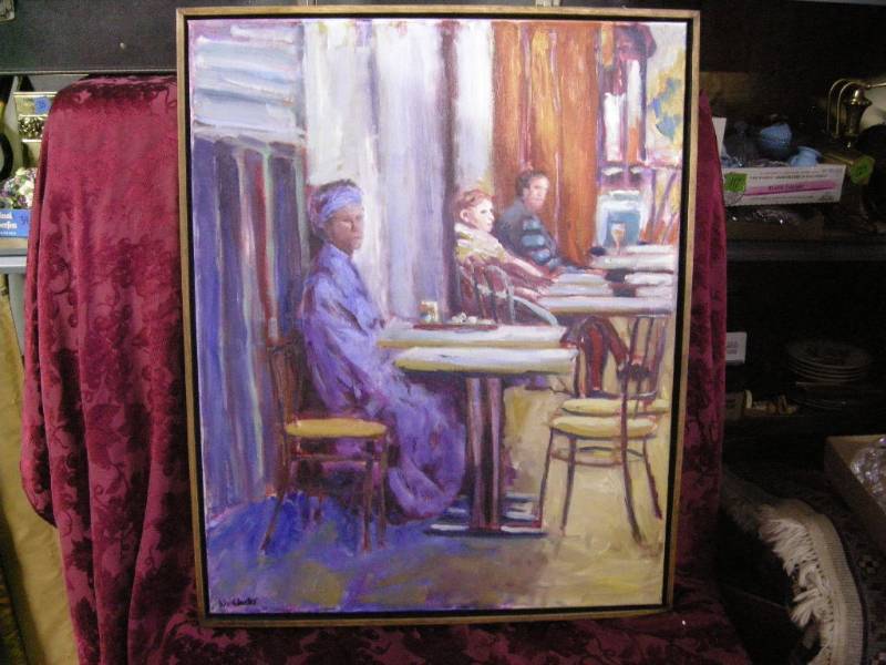 lot 188 image: Signed Original Oil