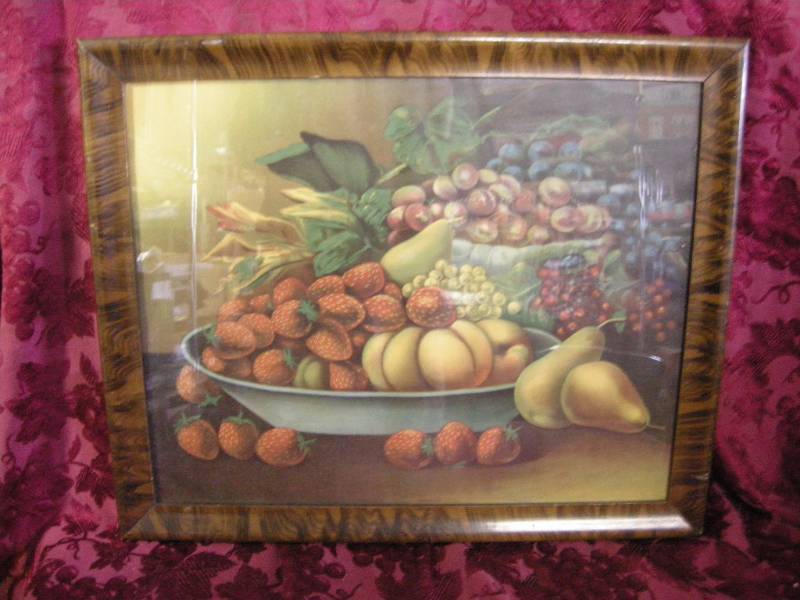 lot 190 image: Antique James Lee Strawberries Print