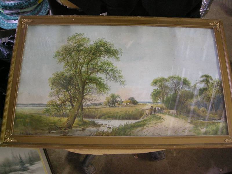 lot 196 image: Vintage Arthur Willett Watercolor