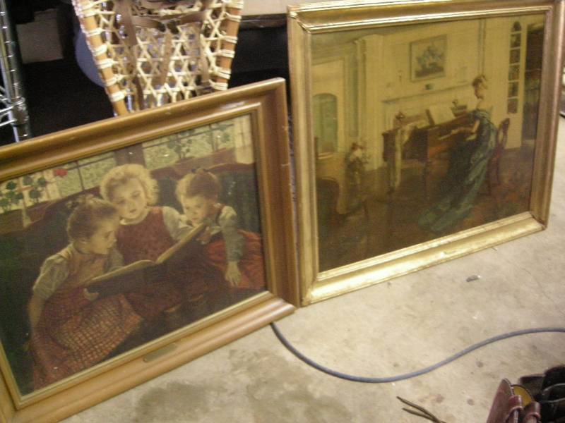 lot 207 image: Vintage The Fairy Tale And Moment Musicale Prints