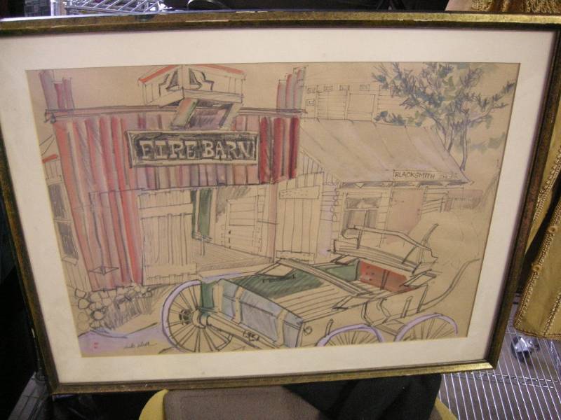 lot 209 image: Vintage Chalk Original