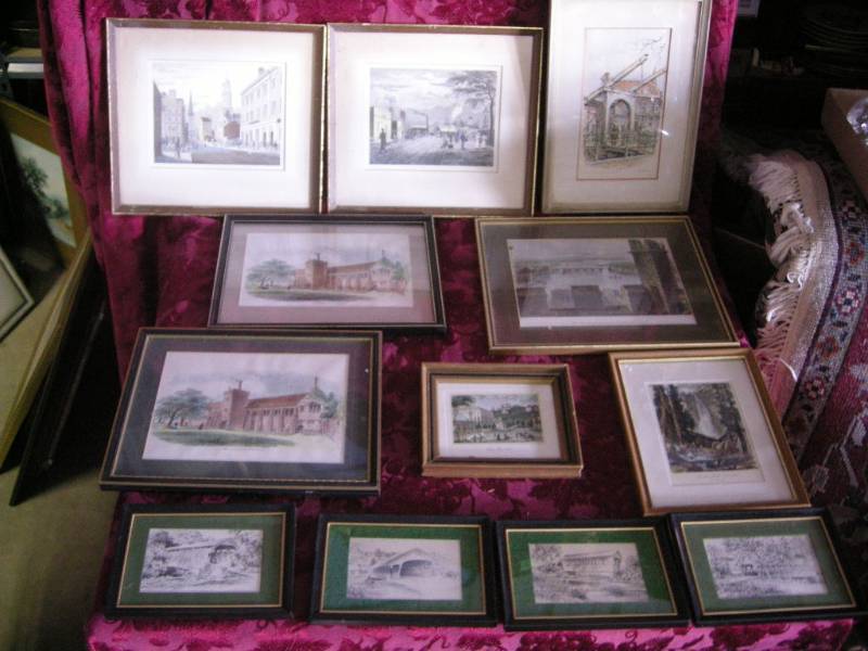lot 219 image: Vintage Architectural Prints - Murray