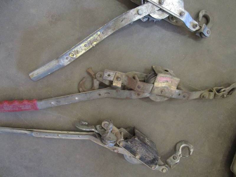 lot 60 image: (3) Winches