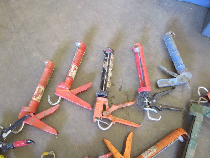 lot 63 image: Large lot of Caulk Guns