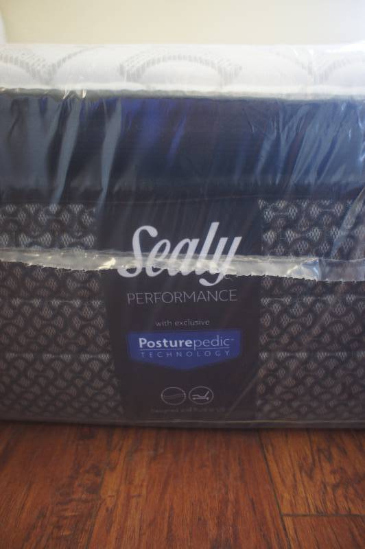 lot 10 image: NEW - CALI KING SIZE - SEALY POSTUREPEDIC  - PERFORMANCE LUXURY  - CALIFORNIA KING CALI KING MATTRESS - MSRP $2999.99
