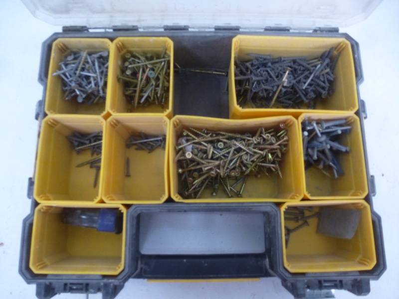 lot 55 image: Dewalt Box of Fasteners
