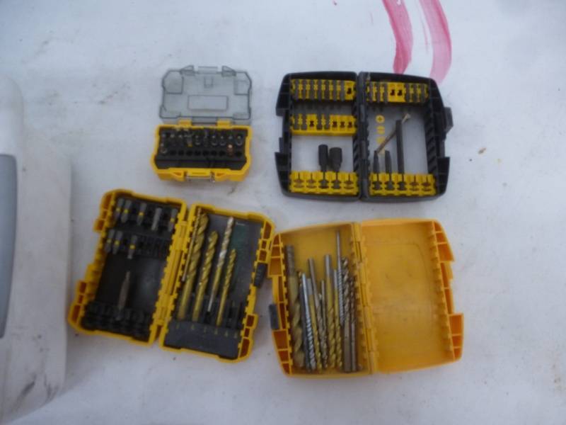 lot 56 image: Basket  of Dewalt  Drill Bits & Driver Bits