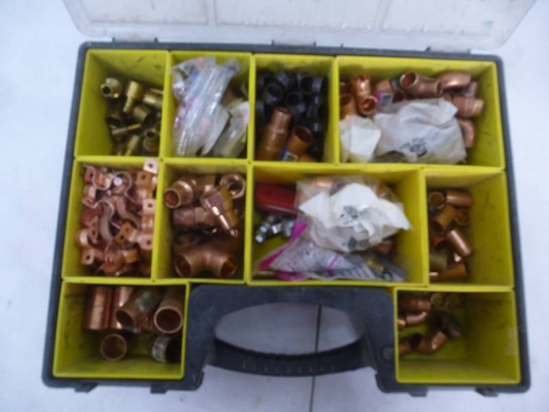 lot 74 image: Copper Fitting Organizer