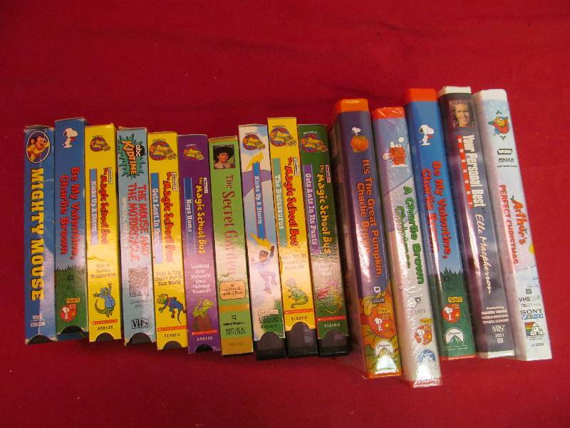 lot 58 image: VHS movies
