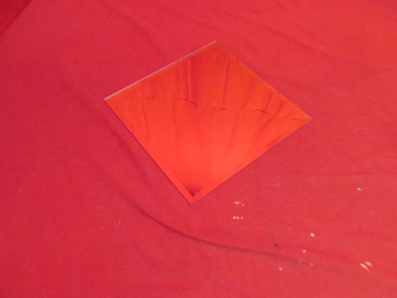 lot 95 image: square beveled mirrors