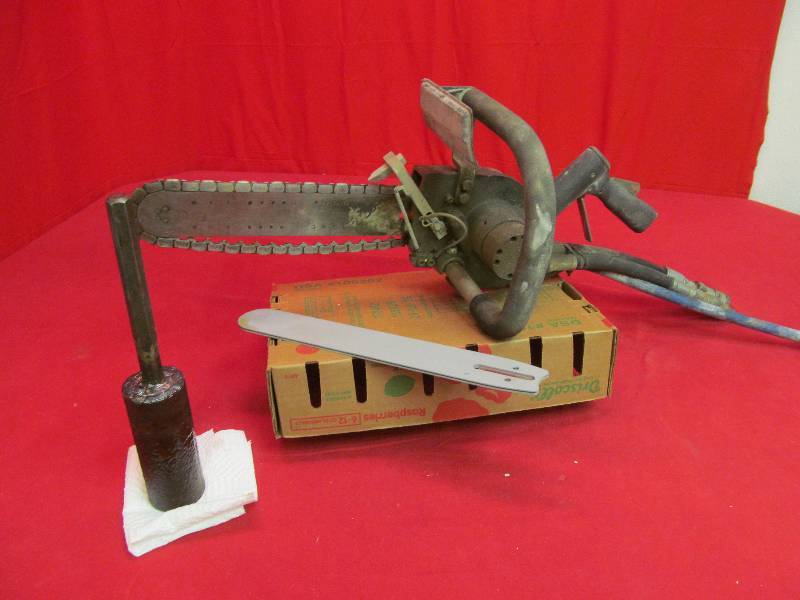 lot 141 image: Stanley hydraulic chain saw