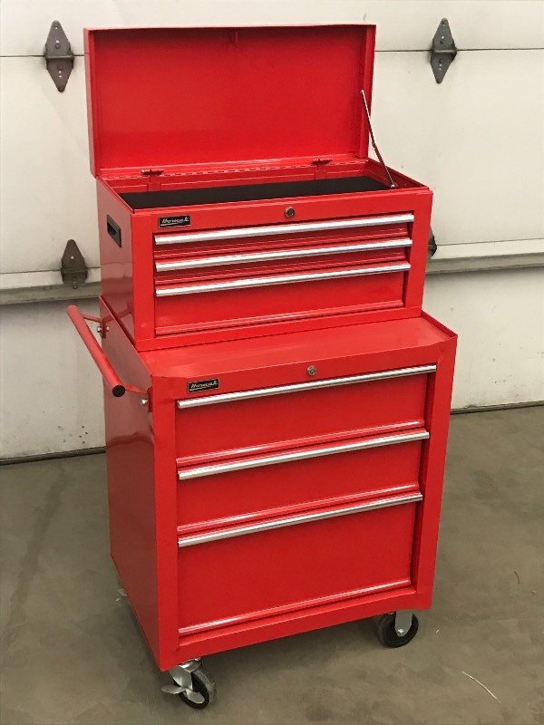 lot 2 image: Homak Rolling Tool Chest
