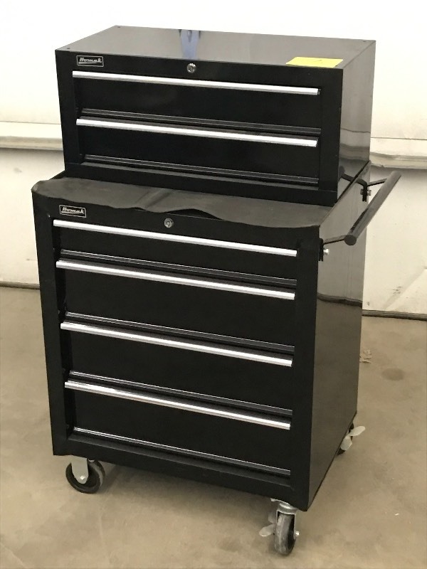 lot 3 image: Homak Rolling Tool Chest