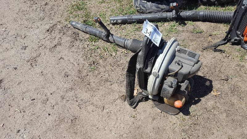 lot 34 image: Echo Gasoline Blower w 63cc Motor, Harness