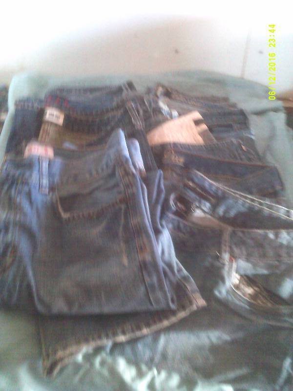 8 PAIR DENIM JEANS